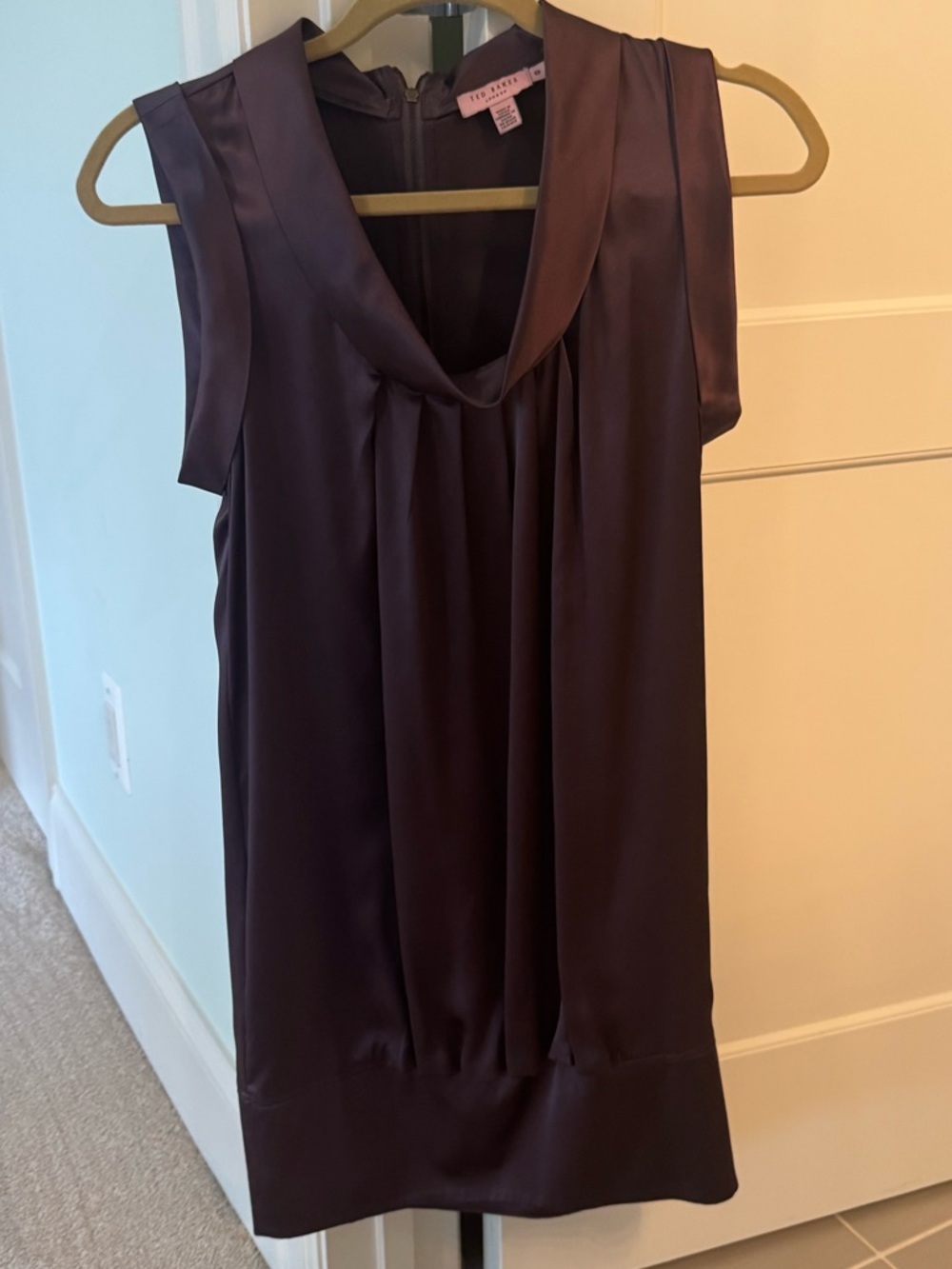 Ted Baker Purple Satin Dress